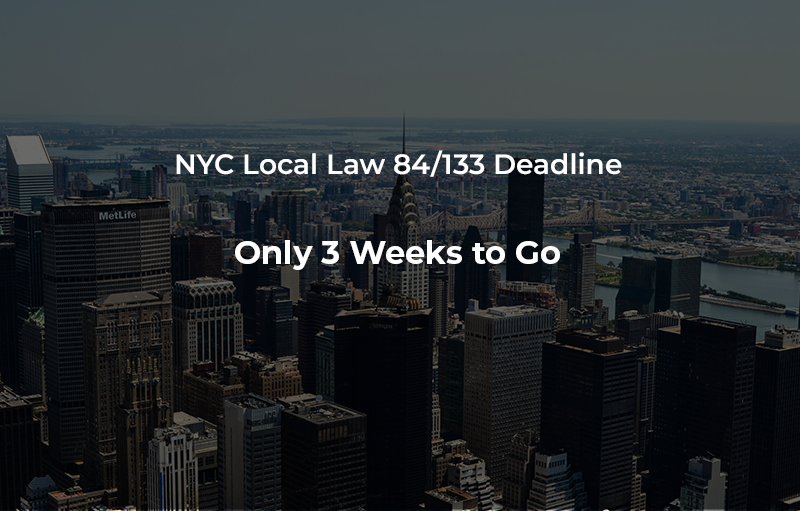 NYC Local Law 84 / 133 Deadline
