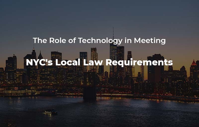 Local Law Tech in NYC